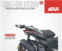 BAGA HÔNG GIVI SBL SR GT200 THÙNG HÔNG