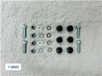 BỘ 6 NÚT NHỰA GIVI M5MC ĐẾ GIVI VÀ ỐC