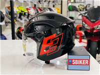 MŨ 3/4 EGO E3 ĐỎ ĐEN