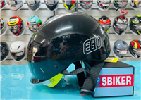 NÓN 1/2 EGO E20 ĐEN BÓNG