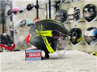 NÓN 34 EGO E3 XANH LÁ NHÁM CÓ KÍNH