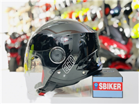 NÓN 3/4 EGO E41 ĐEN BÓNG