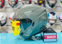 NÓN 3/4 EGO E42 XÁM XI MĂNG 2 KÍNH