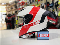 MŨ FULLFACE EGO E8 ĐỎ TRẮNG