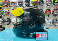 MŨ EGO E81 2 KÍNH ĐEN BÓNG