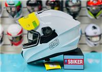 NÓN EGO E81 2 KÍNH TRẮNG BÓNG