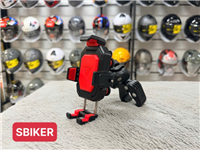 GIÁ ĐỠ ĐIỆN THOẠI MOTOWOLF MH2 KẸP ĐỎ