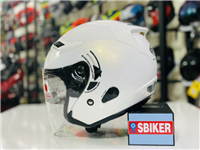 NÓN KYT 3/4 TRẮNG