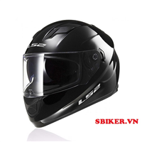 MŨ LS2 FF320 ĐEN BÓNG