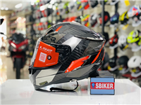  MŨ FULLFACE LS2 FF327 CARBON XÁM CAM 