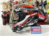 MŨ LS2 FF327 ĐỎ TRẮNG 