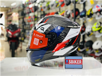 MŨ FULLFACE LS2 FF327 TRẮNG ĐỎ XANH