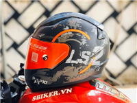 MŨ LS2 FF353 RAPID XÁM ĐEN