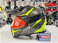 ﻿CÀO CÀO LS2 MX436 XANH XÁM BÓNG