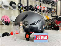 NÓN KYT 1/2 TIGER XÁM NHÁM