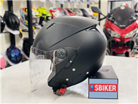 Mũ 3/4 ZEUS 205 ĐEN NHÁM