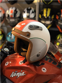 Mũ GIVI 3/4 H300V ĐỎ TRẮNG ĐEN