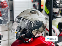 MŨ 3/4 ZEUS 205 TEM XÁM HAI KÍNH ĐỘC ĐÁO