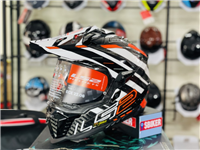 ﻿﻿﻿﻿﻿ MŨ LS2 MX701 TRẮNG ĐỎ CARBON