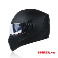 MŨ FULLFACE EGO E6 ĐEN NHÁM 