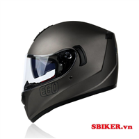 MŨ FULLFACE EGO E6 XÁM ĐEN