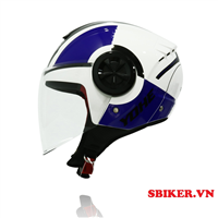 MŨ 3/4 YOHE 851 XANH DƯƠNG