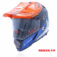 MŨ CÀO CÀO LS2 MX436 XANH DƯƠNG