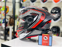 ﻿NÓN BẢO HIỂM EGO E7 ĐỎ CARBON