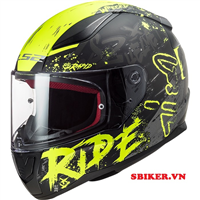 MŨ LS2 FF353 RIDE XANH ĐEN