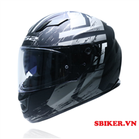 MŨ LS2 FF320 ĐEN XƯỚC