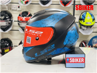 MŨ LS2 FF397 SỢI THỦY TINH XANH DƯƠNG