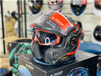 NÓN LS2 FF901 XANH LÁ CARBON LẬT HÀM 180 ĐỘ