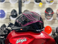 NÓN NỮA ĐẦU LS2 OF590 VÂN TÍM BÓNG