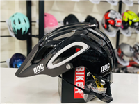 NÓN POC 07 ĐEN BÓNG VÂN TRẮNG