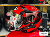 ﻿NÓN 3/4 KYT SUPERFLUO RED