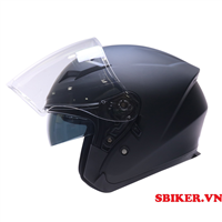 MŨ ¾ YOHE 878 ĐEN NHÁM