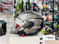 NÓN 3/4 ZEUS 205 TEM SPIDER NHỆN 2 KÍNH