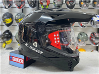 NÓN CÀO CÀO LS2 MX436 ĐEN BÓNG