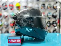 NÓN FULLFACE NIC N01 CARBON 3K SỌC BÓNG