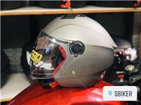 NÓN 3/4 EGO E3 XÁM TITANIUM