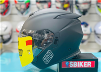 NÓN 3/4 EGO E42 ĐEN NHÁM