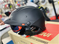 MŨ NỮA ĐẦU LS2 REBELLION HH590 ĐEN NHÁM