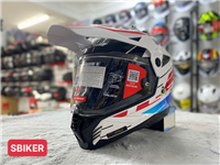 NÓN CÀO CÀO LS2 MX702 ĐỎ TRẮNG XANH