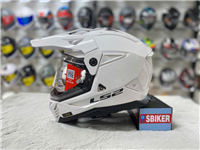 MŨ CÀO CÀO LS2 MX702 TRẮNG BÓNG