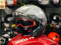 MŨ ¾ LS2 OF600 ĐEN NHÁM