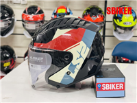 ﻿MŨ BẢO HIỂM ¾ LS2 OF600 RISE ĐỎ XANH