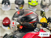 ﻿﻿NÓN KYT 1/2 TIGER JET ĐỎ ĐEN