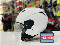 MŨ 3/4 ZEUS 205 MÀU TRẮNG